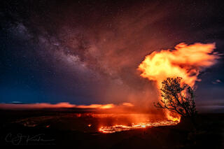 Pele Smiles at Night