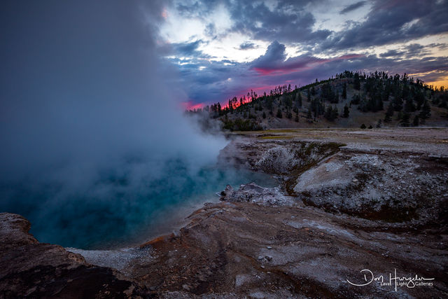 Yellowstone Sunrise print