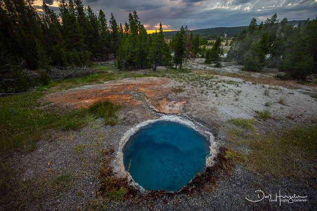 Yellowstone Hot Tub print