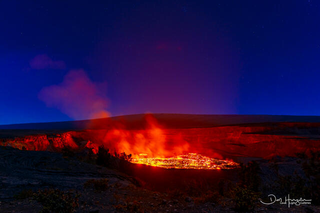 Caldera Glow print
