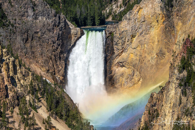 Lower Yellowstone Falls H print