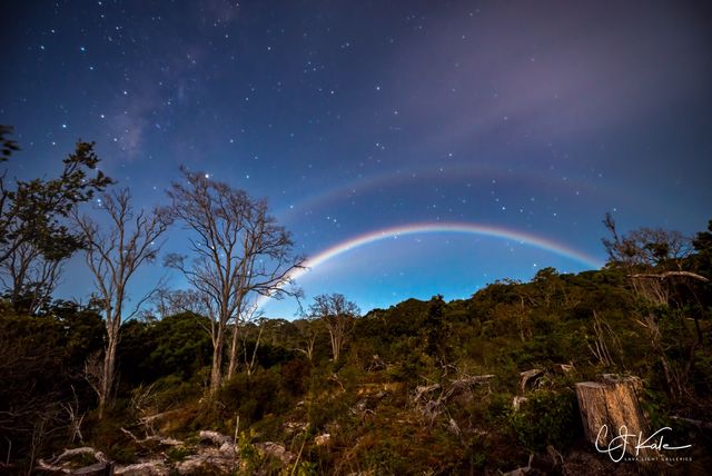 Double Moonbow Milkyway print