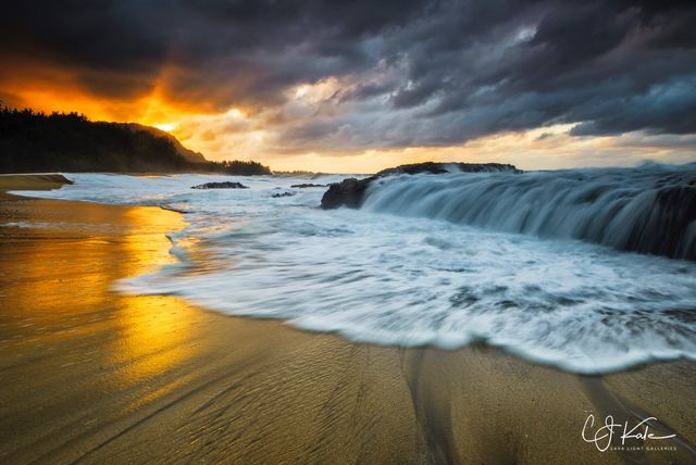 Lumahai Gold print