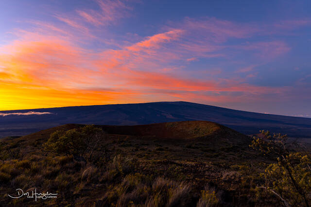 Mauna Loa Only Smoke print