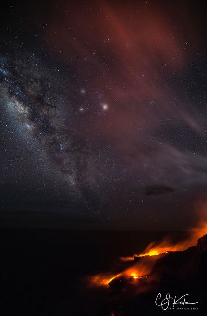 Milkyway Ocean print