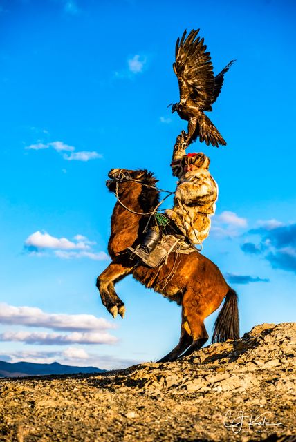 Mongol Horseman print