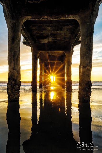 Manhattan Beach Vertical print