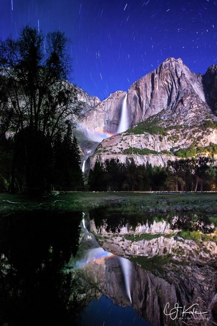 Yosemite Lunar Reflection print