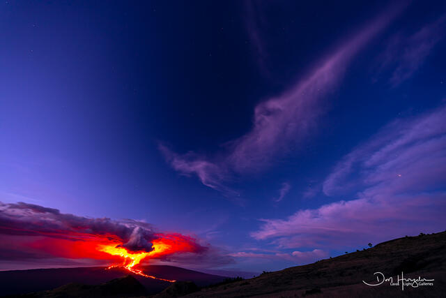 Mauna Loa Wizard print