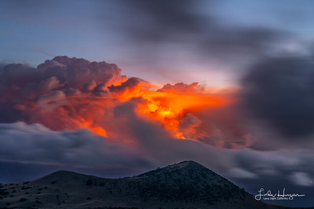 Mauna Loa Burst print