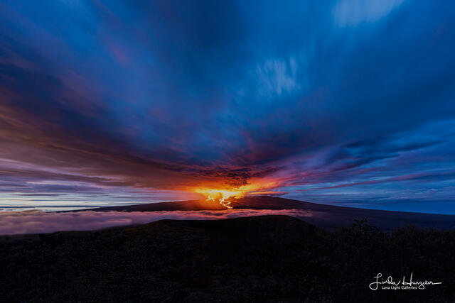 Mauna Loa Cloud Burst print