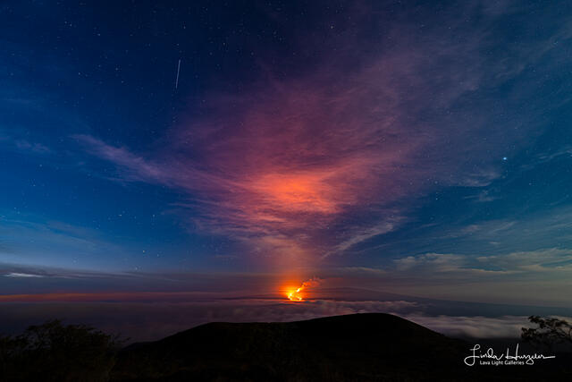 Mauna Loa Meteor print