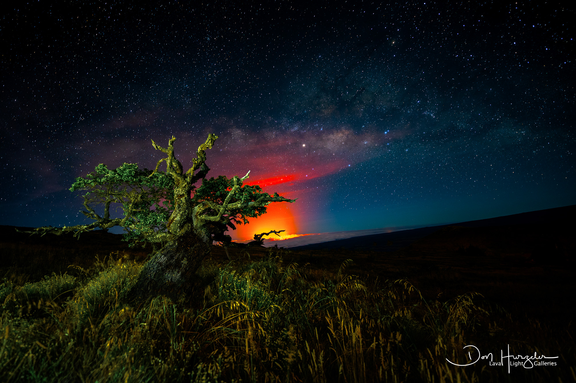 From up on Mauna Kea.