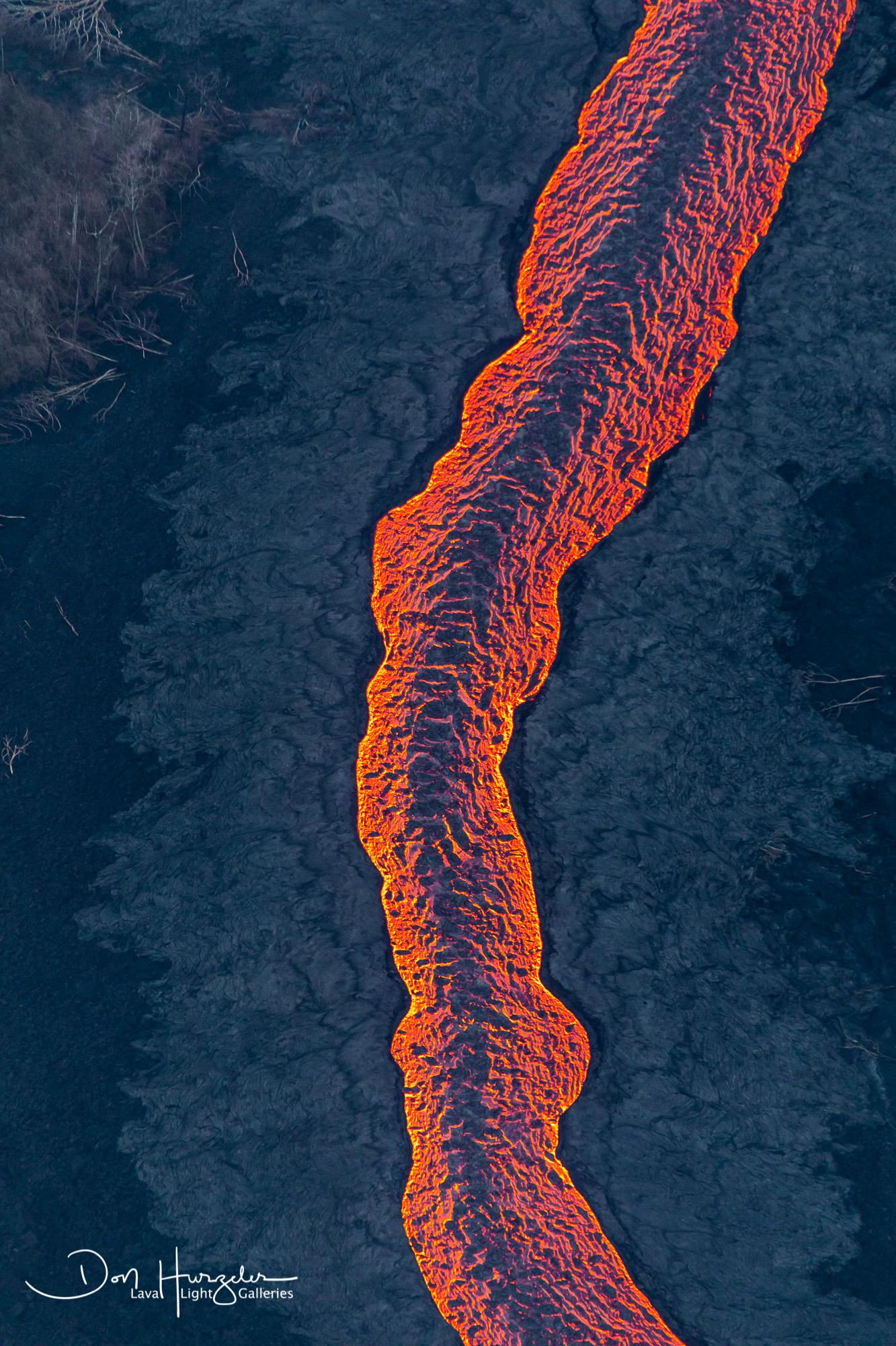 More of the lava river.
