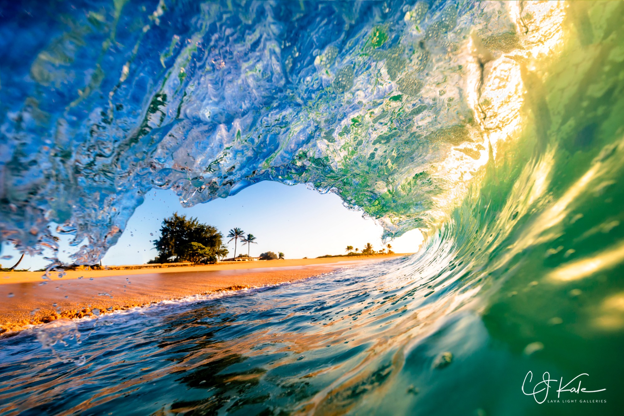 Sandy's shore break...Oahu.