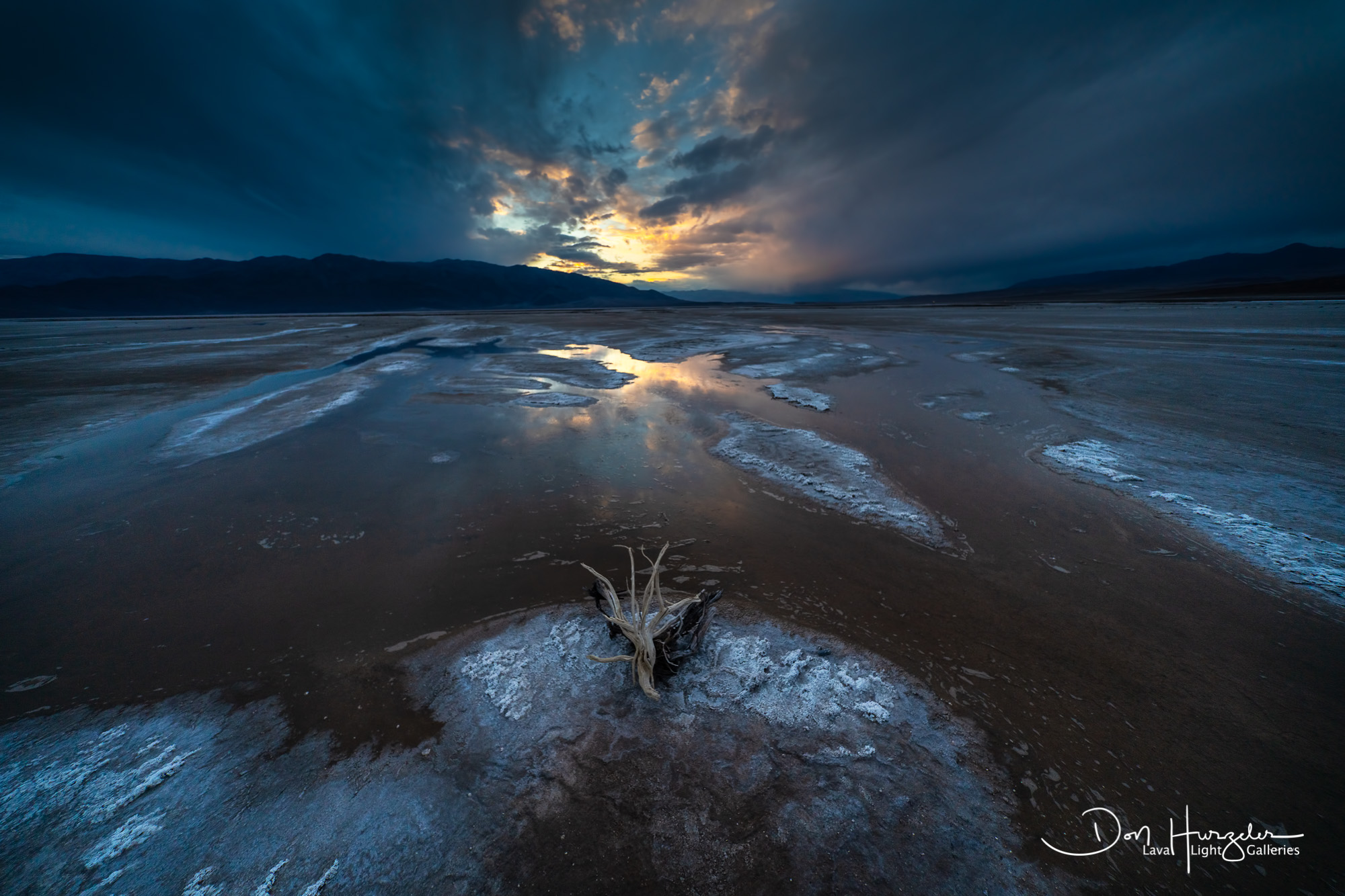 Sunset on the Salt