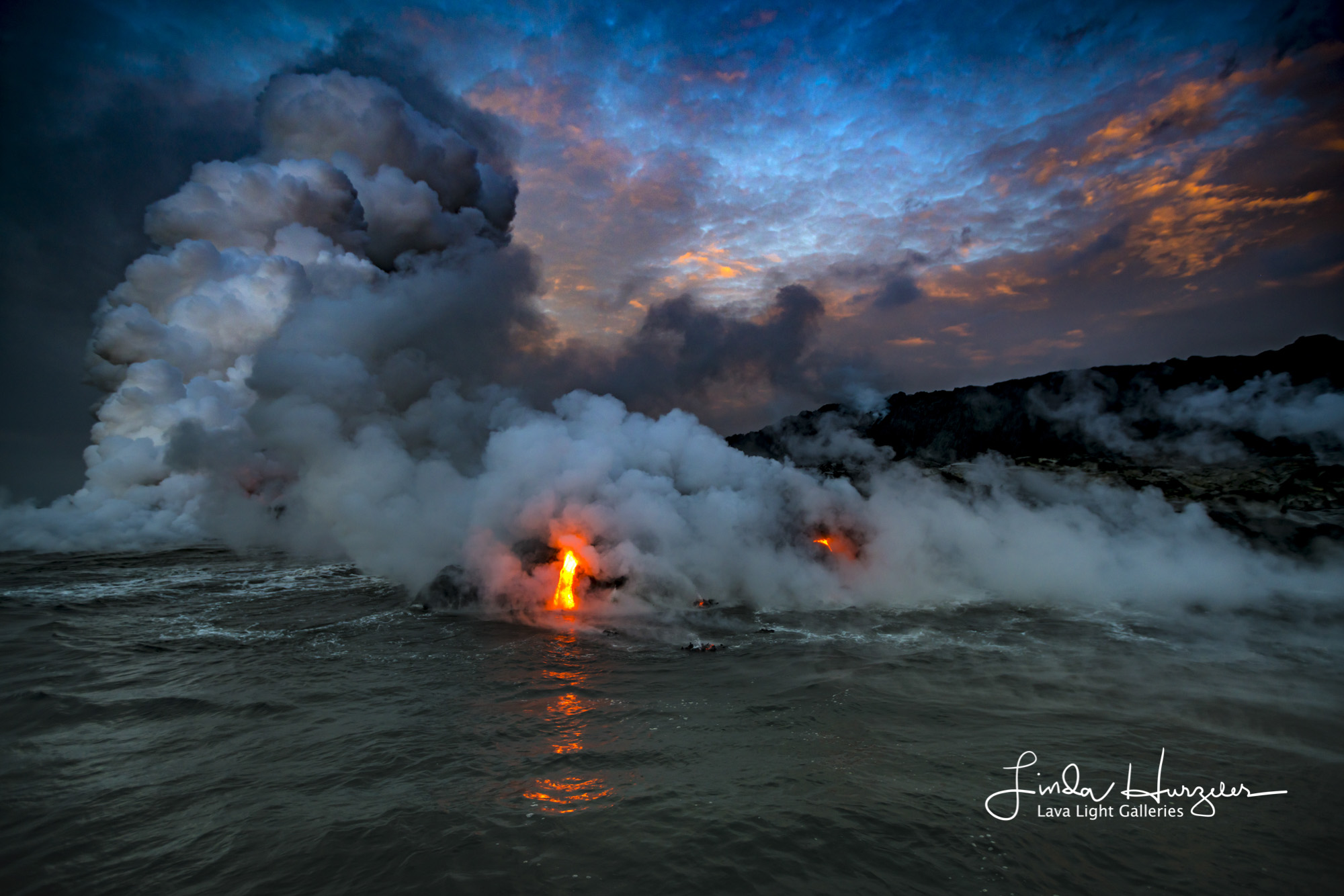 Steamy sunrise.