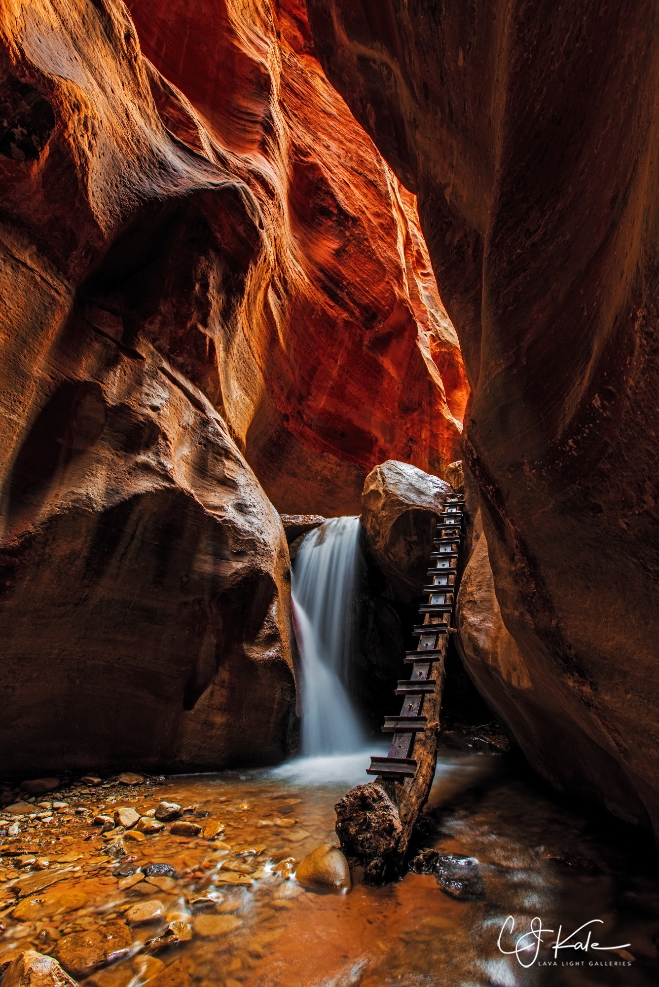 Slot canyon.