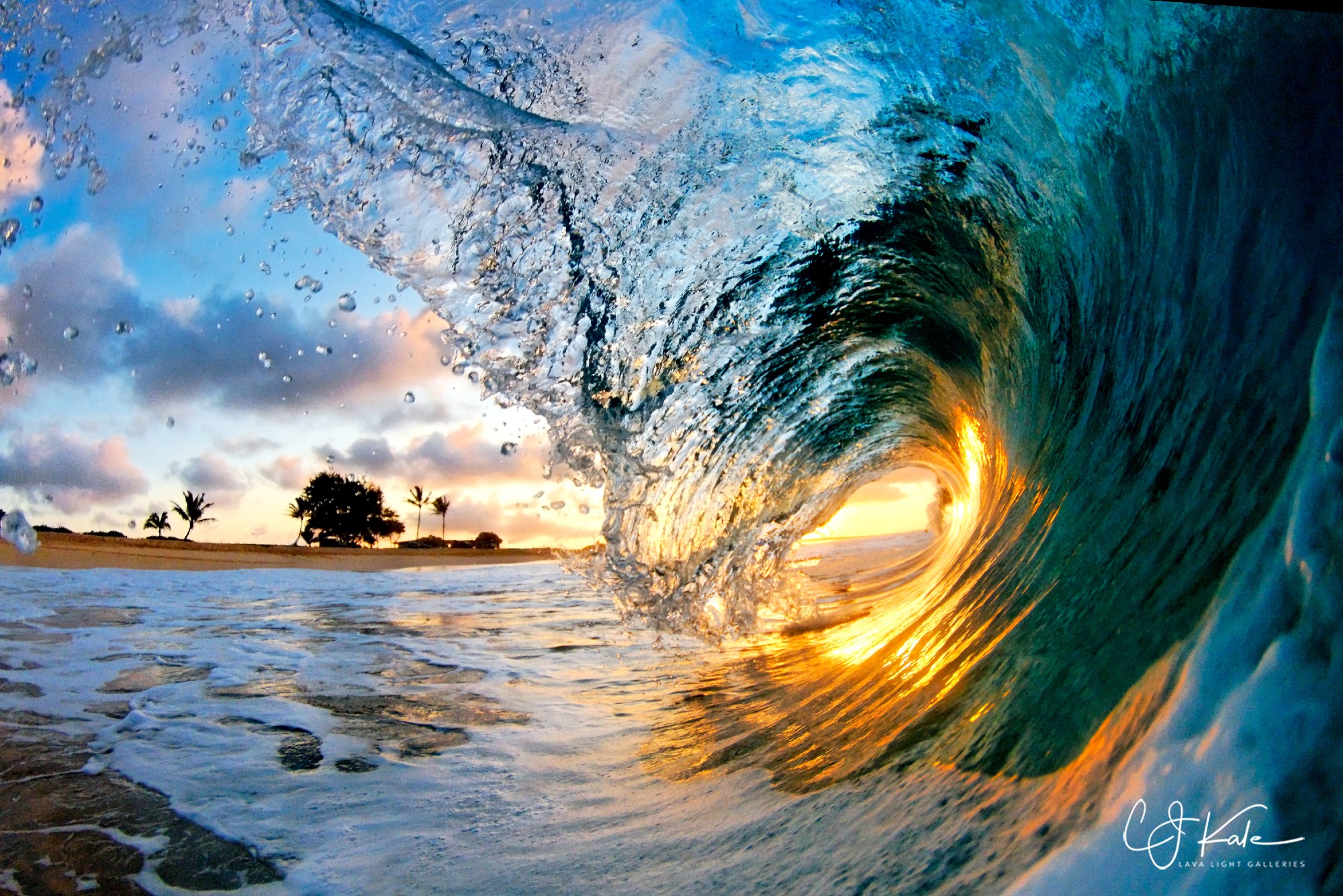 First light.