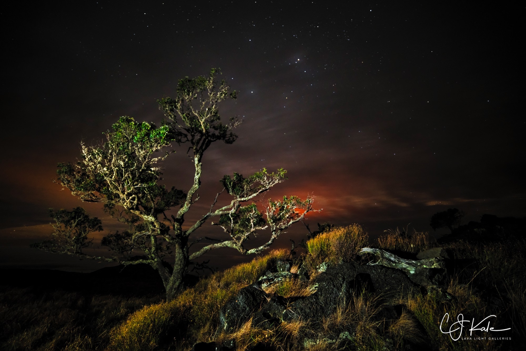 There is lava back there somewhere.