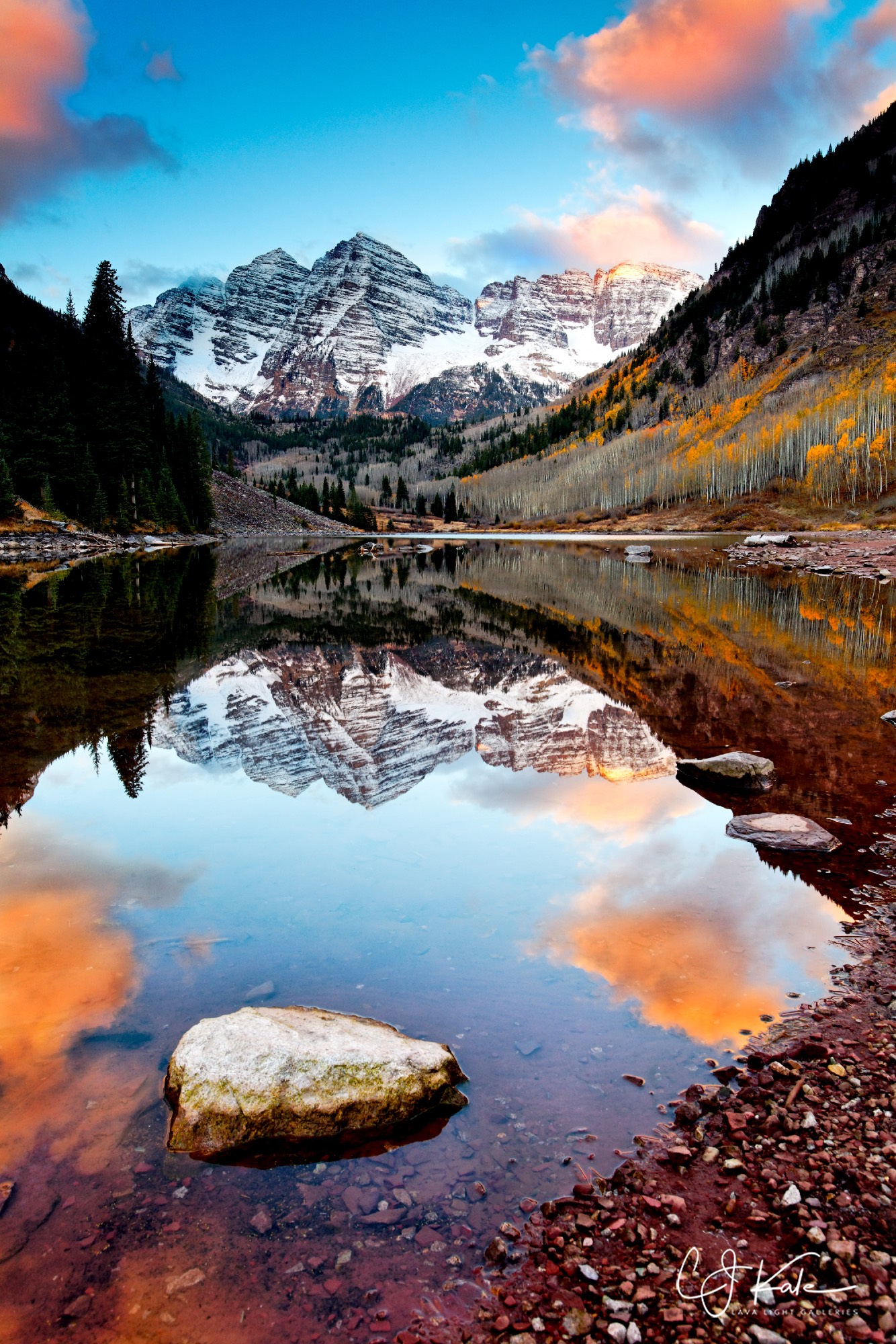 In the Colorado mountains.