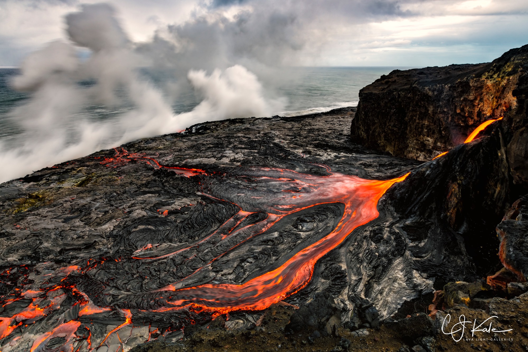Lava all over the delta on Father's Day.