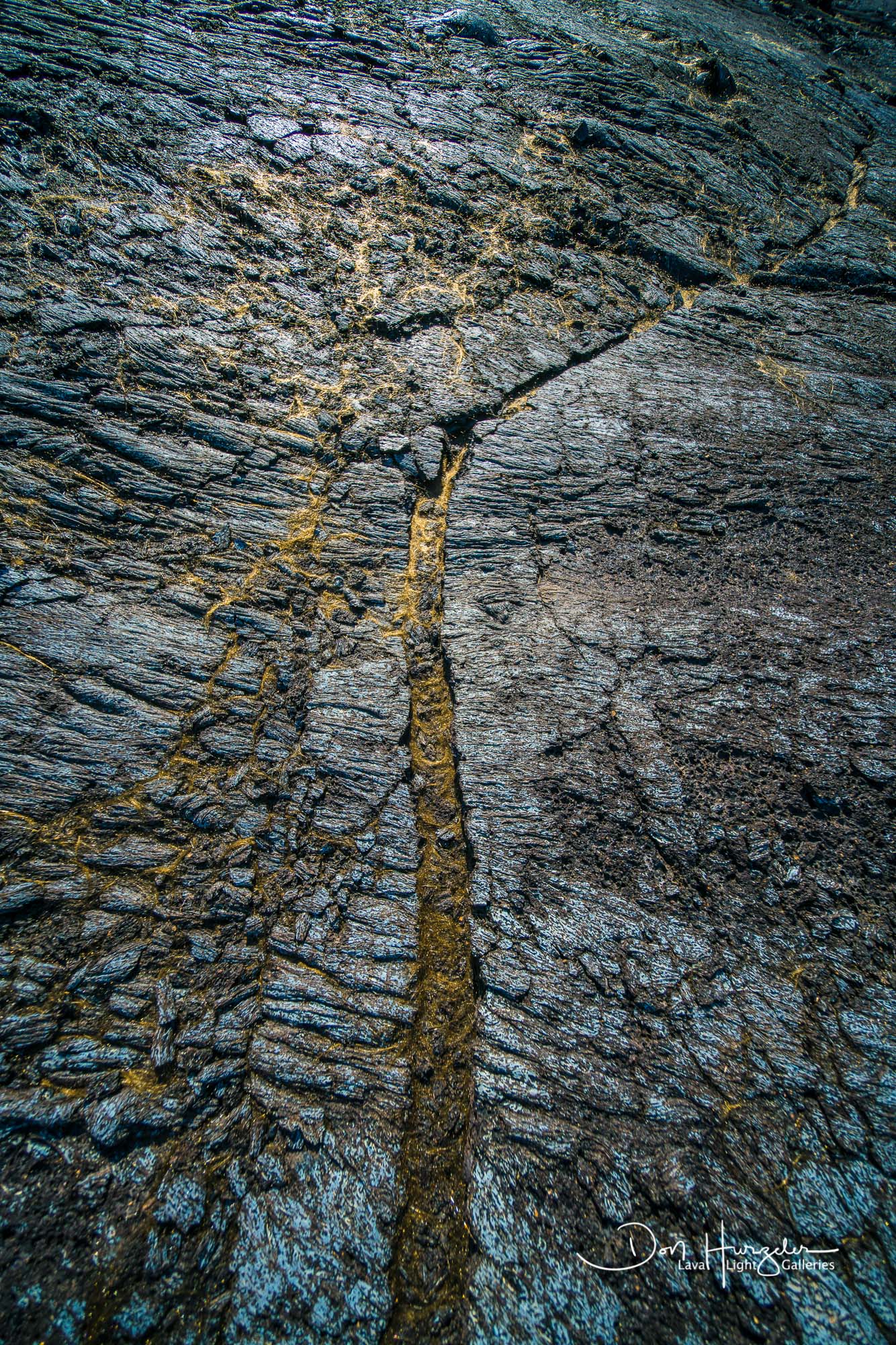 Pele's Treasure Pele's Hair is silica that wafts out of the crater pit and into the air...elongating into hair like structures that solidify...