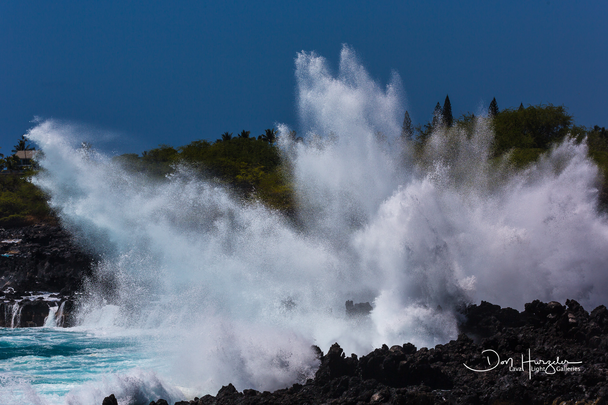 Big splash at the End Of The World.