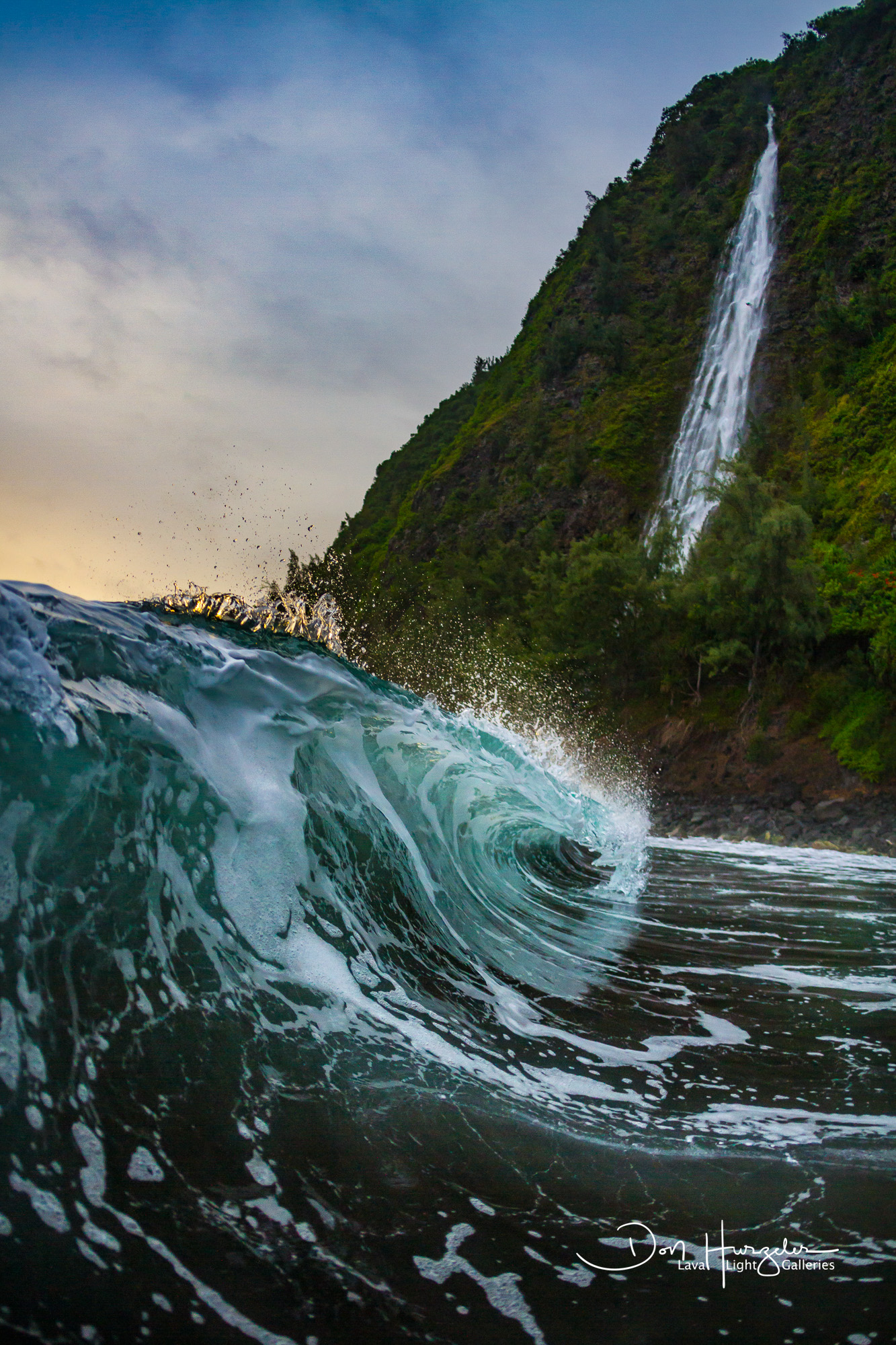 Waipo waterfall.